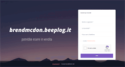 Desktop Screenshot of brendmcdon.beeplog.it