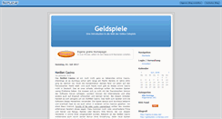 Desktop Screenshot of geldspiele.beeplog.de