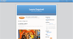 Desktop Screenshot of lauraesquivel-fanclub.beeplog.it