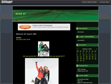 Tablet Screenshot of blog27fanside.beeplog.de