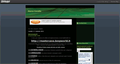 Desktop Screenshot of marcocavallo.beeplog.it