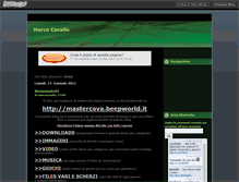Tablet Screenshot of marcocavallo.beeplog.it