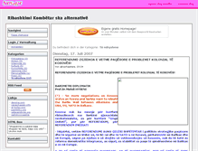 Tablet Screenshot of ajkashqiptare.beeplog.de