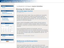 Tablet Screenshot of erektionsprobleme.beeplog.de