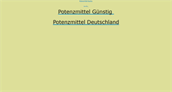 Desktop Screenshot of potenzmittel-rezeptfeie.beeplog.de
