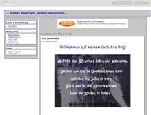Tablet Screenshot of gedichte.beeplog.de