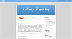 Desktop Screenshot of hanfsamen.beeplog.de