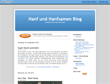 Tablet Screenshot of hanfsamen.beeplog.de