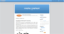 Desktop Screenshot of cosplayer.beeplog.de