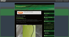 Desktop Screenshot of einladungskarten.beeplog.de