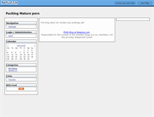 Tablet Screenshot of fuckxmature.beeplog.de