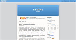 Desktop Screenshot of hibattery.beeplog.de