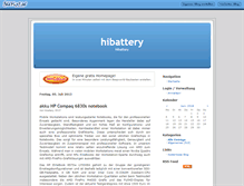 Tablet Screenshot of hibattery.beeplog.de