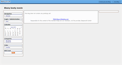 Desktop Screenshot of ebonybooty.beeplog.de