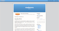 Desktop Screenshot of mademms.beeplog.de