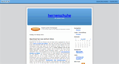 Desktop Screenshot of herrenschuhe.beeplog.de