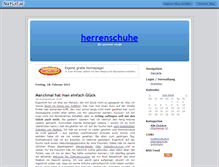 Tablet Screenshot of herrenschuhe.beeplog.de