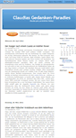 Mobile Screenshot of claudiabruns.beeplog.de