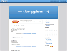 Tablet Screenshot of kruemelmonster23.beeplog.de