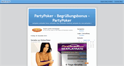 Desktop Screenshot of partypoker.beeplog.de