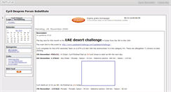 Desktop Screenshot of cyrilforum.beeplog.de