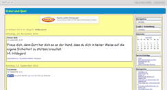 Desktop Screenshot of kreuzundquer.beeplog.de