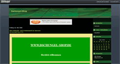 Desktop Screenshot of dschungel-shop.beeplog.de