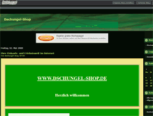 Tablet Screenshot of dschungel-shop.beeplog.de