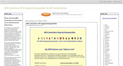Desktop Screenshot of mpu-gutachten.beeplog.de