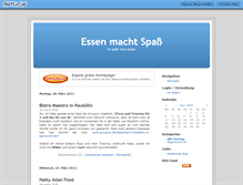 Tablet Screenshot of immeressen.beeplog.de