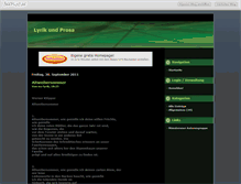 Tablet Screenshot of ms-lyrik.beeplog.de