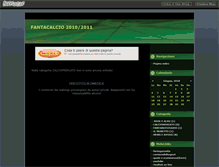 Tablet Screenshot of fanta2011.beeplog.it