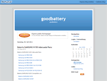 Tablet Screenshot of goodbattery.beeplog.de